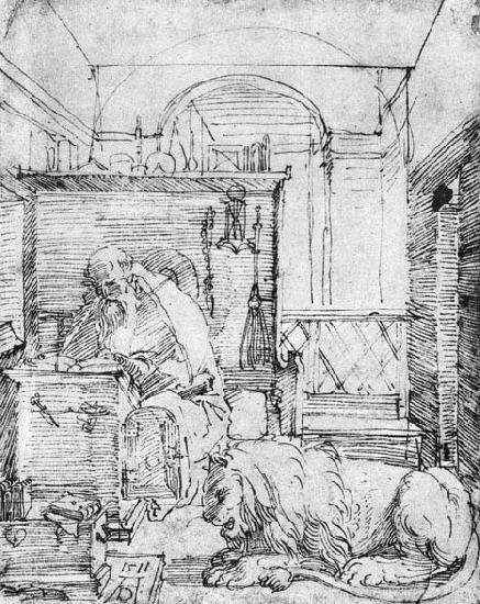 Albrecht Durer St Jerome in His Study Sweden oil painting art